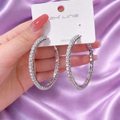 Crystal Hoop Elegance Earrings