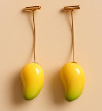 Trendy Mango Drop Earrings