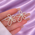 Pearl Blossom Floral Earrings